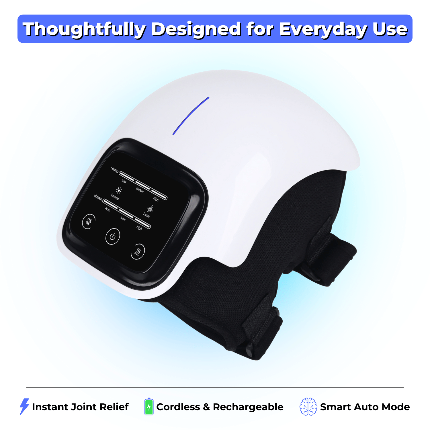 Norlume Red Therapy Wrap controls